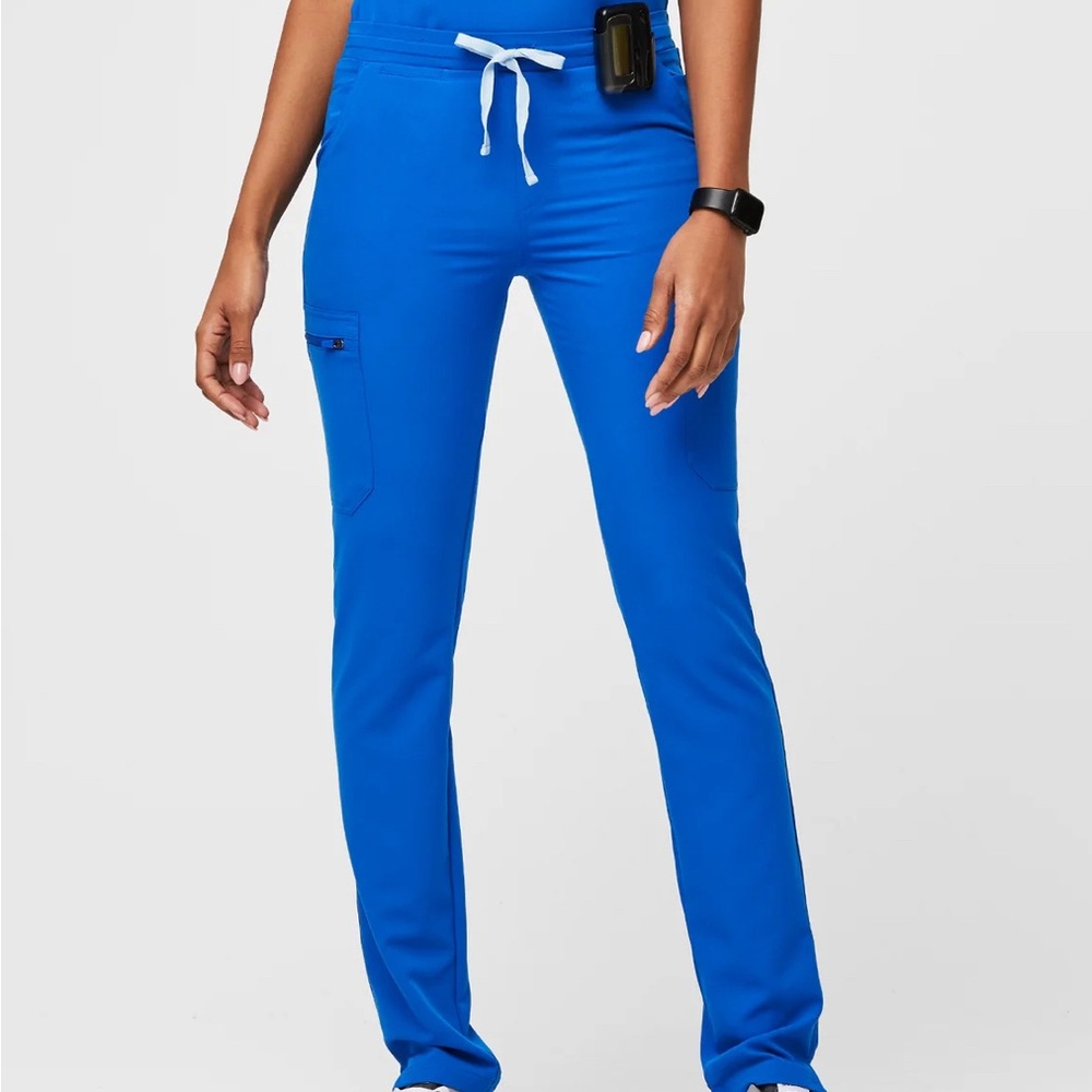 Figs Yola Skinny Royal Blue Pants